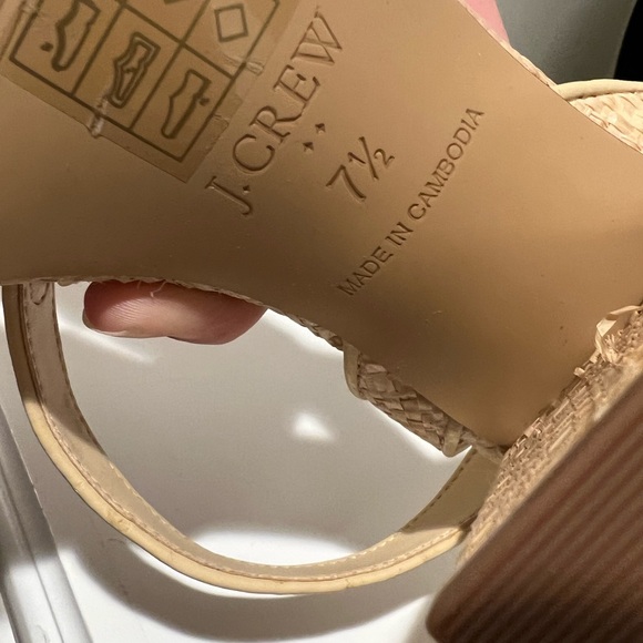 J CREW BLOCK HEEL SANDALS - Picture 3 of 4